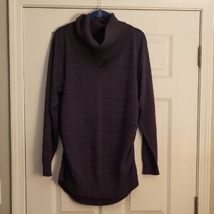 Maurices Deep Purple Ribbed Sweater